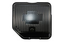 Steel Transmission Pan – Fits Chevy/GM TH-350 Turbo – Stamped "350 Turbo" Logo – Black