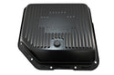 Steel Transmission Pan – Fits Chevy/GM TH-350 Turbo – Stamped "350 Turbo" Logo – Black