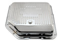 Steel Transmission Pan – Fits Chevy/GM TH-350 Turbo – Stamped "350 Turbo" Logo – Chrome