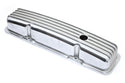 CHEVY SB 283-400 SHORT VALVE COVERS – ALUMINUM – FINNED – POLISHED