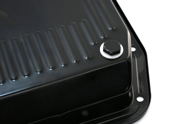 Steel Transmission Pan – Fits Ford AOD – Black