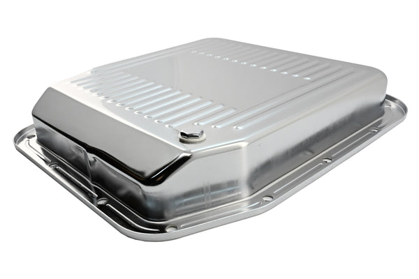 Steel Transmission Pan – Fits Ford AOD – Chrome