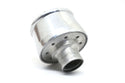 ALUMINUM ROUND BREATHER POLISHED FINNED - POLISHED