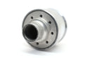 ALUMINUM ROUND BREATHER POLISHED FINNED - POLISHED