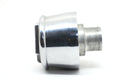 ALUMINUM ROUND BREATHER POLISHED FINNED - POLISHED