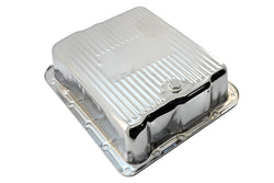 Steel Transmission Pan – Fits GM 700R4 / 4L60E / 4L65E – Deep Sump – Chrome