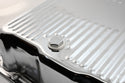 Steel Transmission Pan – Fits GM 700R4 / 4L60E / 4L65E – Deep Sump – Chrome