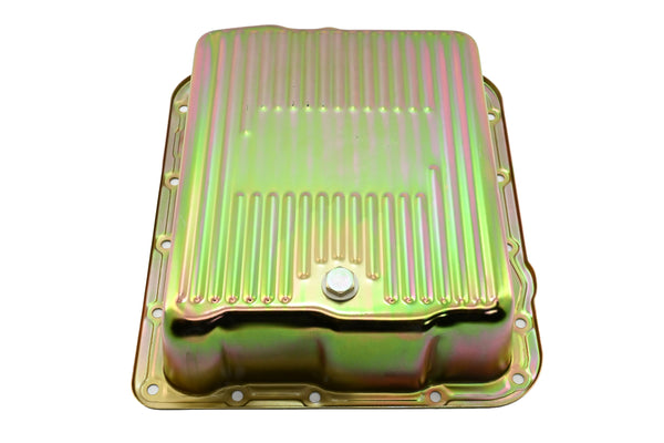 Steel Transmission Pan – Fits GM 700R4 / 4L60E / 4L65E – Deep Sump – Zinc-Plated