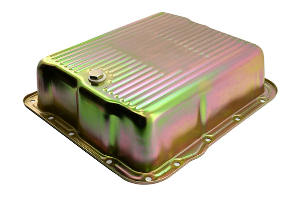 Steel Transmission Pan – Fits GM 700R4 / 4L60E / 4L65E – Deep Sump – Zinc-Plated