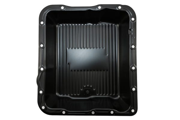 Steel Transmission Pan – Fits GM 700R4 / 4L60E / 4L65E – Deep Sump – Black