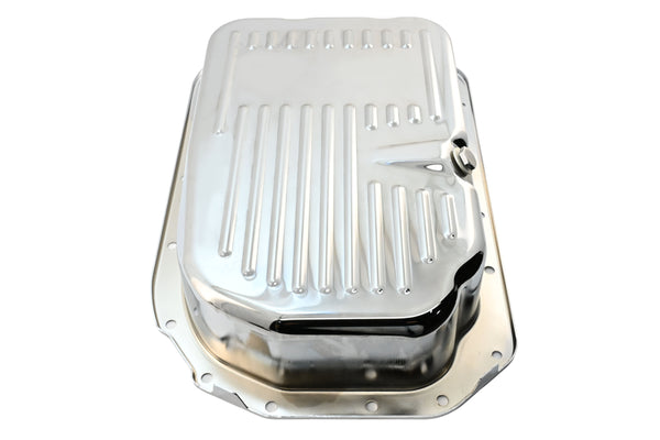 Steel Transmission Pan Deep Fits Chevy/GM 4L80 4L80E 4L85E – Chrome