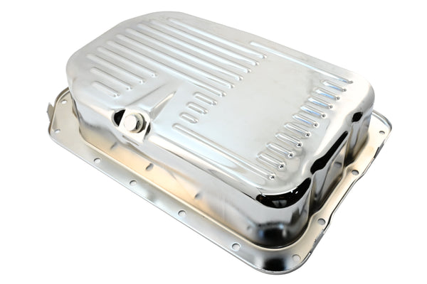 Steel Transmission Pan Deep Fits Chevy/GM 4L80 4L80E 4L85E – Chrome