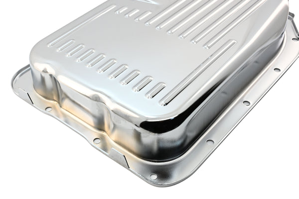 Steel Transmission Pan Fits Chevy/GM 4L80 4L80E 4L85E – Chrome