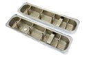 Steel Valve Covers – Fits 1987–2000 Chevy/GMC 5.0L & 5.7L SBC – Ball Milled Center Bolt – Chrome