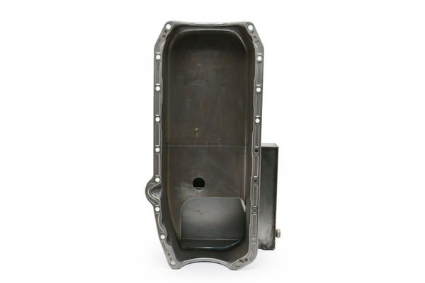 STEEL 1958-79 CHEVY SB 283-400 IMCA CIRCLE TRACK RACING OIL PAN - RAW
