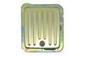 Steel Ford C4 Transmission Pan – Stock Capacity, Zinc Coated (Pan Fill Style)