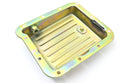 Steel Ford C4 Transmission Pan – Stock Capacity, Zinc Coated (Pan Fill Style)