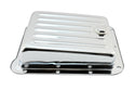 Steel Transmission Pan Fits Ford C4 – Stock Capacity – Case Fill Style – Chrome