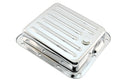 Steel Transmission Pan Fits Ford C4 – Stock Capacity – Case Fill Style – Chrome