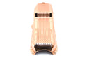 1958-79 CHEVY SMALL BLOCK 262-267-283-305-327-350-400 ALUMINUM STOCK CAPACITY OIL PAN - RETRO FINNED - COPPER