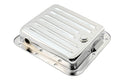 Steel Transmission Pan Fits Ford C4 – Stock Capacity – Pan Fill Style – Chrome