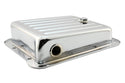 Steel Transmission Pan Fits Ford C4 – Stock Capacity – Pan Fill Style – Chrome
