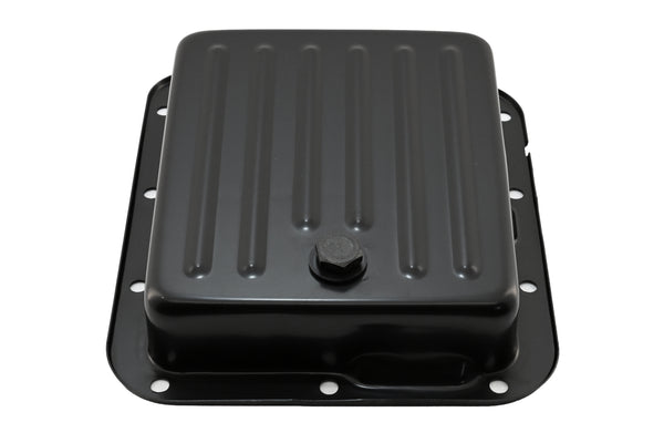 Steel Transmission Pan Fits Ford C4 – Stock Capacity – Pan Fill Style – Black