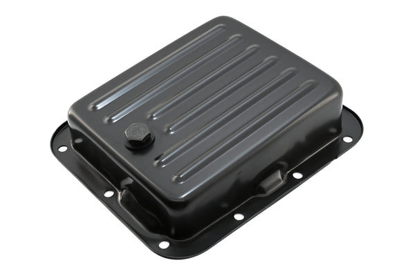 Steel Transmission Pan Fits Ford C4 – Stock Capacity – Pan Fill Style – Black