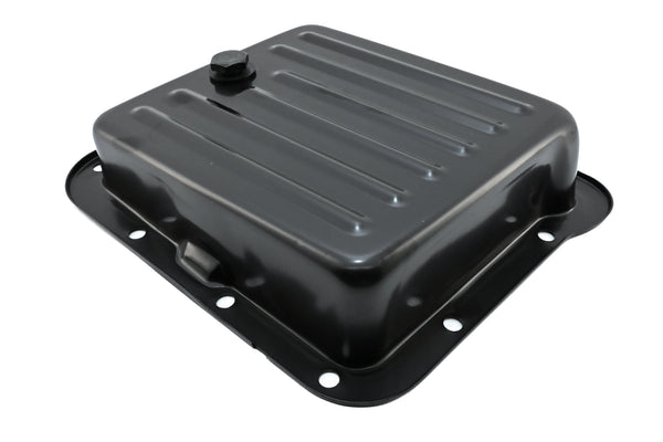 Steel Transmission Pan Fits Ford C4 – Stock Capacity – Pan Fill Style – Black