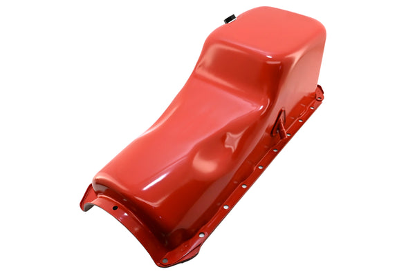Steel Oil Pan Fits 1965–1990 Chevy Big Block 396 402 427 454 V8 Engines - Orange
