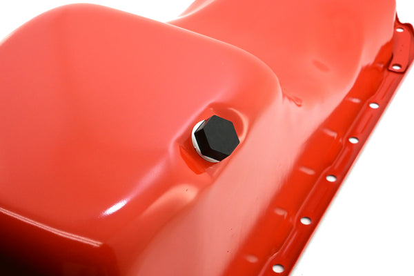 Steel Oil Pan Fits 1965–1990 Chevy Big Block 396 402 427 454 V8 Engines - Orange