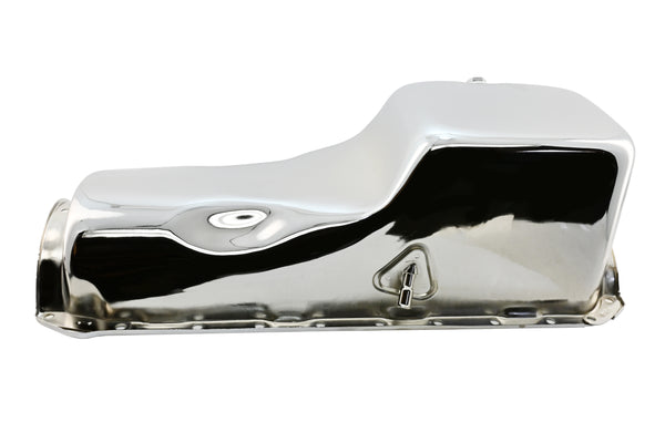 Steel Oil Pan Fits 1965–1990 Chevy Big Block 396 402 427 454 V8 Engines - Chrome