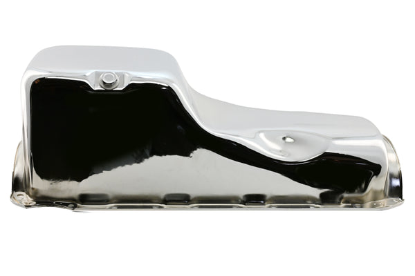 Steel Oil Pan Fits 1965–1990 Chevy Big Block 396 402 427 454 V8 Engines - Chrome