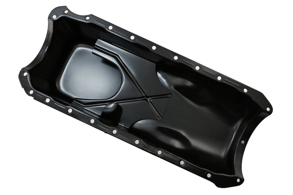 Steel Oil Pan Fits 1965–1990 Chevy Big Block 396 402 427 454 V8 Engines - Black