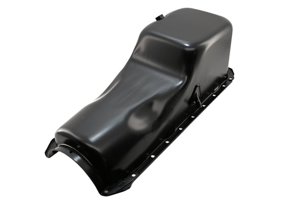 Steel Oil Pan Fits 1965–1990 Chevy Big Block 396 402 427 454 V8 Engines - Black