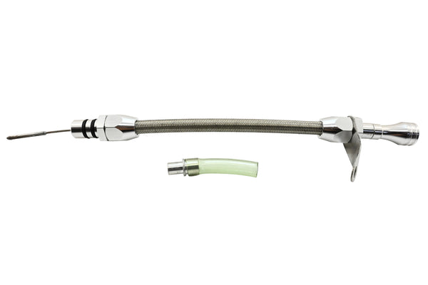 Stainless Flexible Transmission Dipstick Fits Ford C6 Bell Housing Mount – Natural