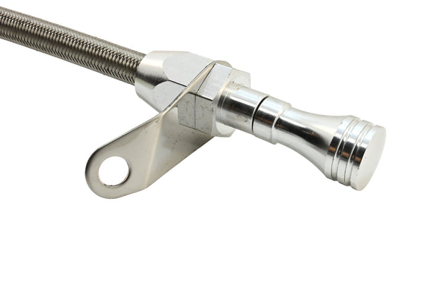 Stainless Flexible Transmission Dipstick Fits Ford C6 Bell Housing Mount – Natural