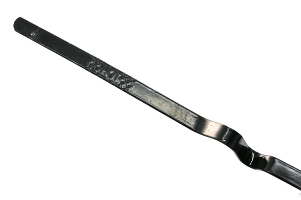 Steel Transmission Dipstick – Fits Chevy/GM TH400 – Bellhousing Mount – Locking – Black