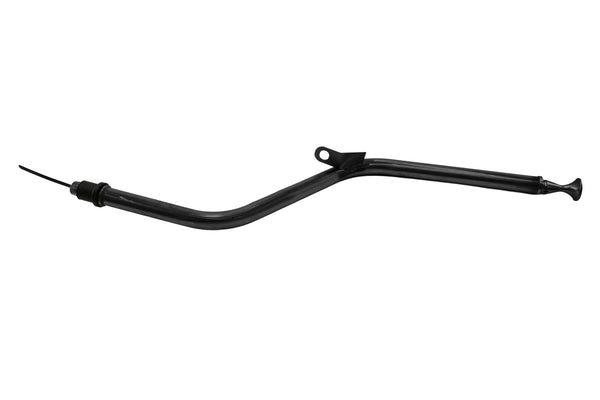 Steel Transmission Dipstick – Fits Ford C4 – Bellhousing Mount – Locking – Black