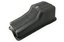 Black Aluminum Finned Baffled Oil Pan – 1965–1987 Ford SB 260-289-302 – Front Sump