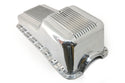 Polished Aluminum Finned Baffled Oil Pan – 1965–1987 Ford SB 260-289-302 – Front Sump