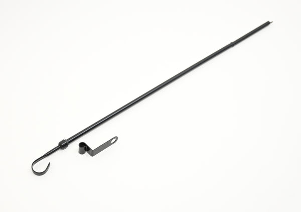 SMALL BLOCK DRAG RACING DIPSTICK (FOR 7 QUART HZ-9450, HZ-9448 OIL PAN) - BLACK
