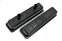 Steel Circle Track Racing Center Bolt Tall Valve Covers – Black (1987–2000 Chevy SB 5.0L/305 & 5.7L/350)