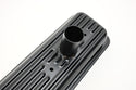 STEEL 1987-2000 CHEVY SB 5.0L 305 5.7L 350 CIRCLE TRACK RACING CENTER BOLT VALVE COVERS - BLACK