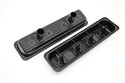 Steel Circle Track Racing Center Bolt Valve Covers Fits 1987–2000 Chevy SB 5.0L/305 & 5.7L/350– Black