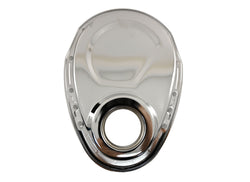 Steel Timing Chain Cover Fits 1955–1995 Chevy SBC 283–400 – Chrome