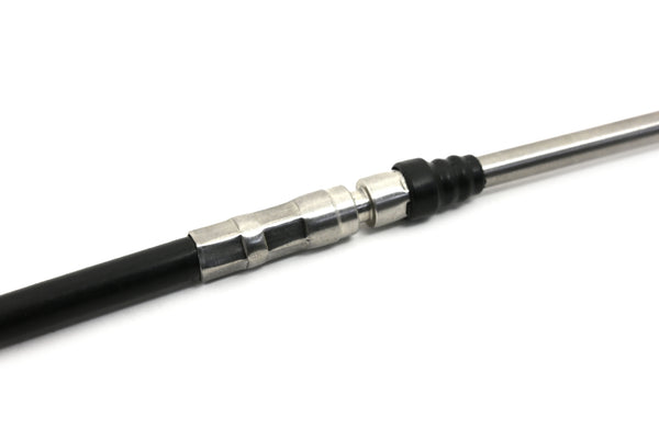 8 ft (96") Universal Push/Pull Throttle Cable - Stainless Steel Core, PTFE Lined, Zero Friction