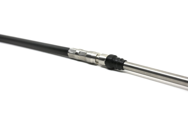 6 ft (72") Universal Push/Pull Throttle Cable - Stainless Steel Core, PTFE Lined, Zero Friction