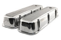 Aluminum Valve Covers with Bolt Kit Fits 1965–1995 Big Block Chevy BBC 396–502 – Tall – Finned – Polished