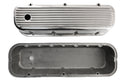 Aluminum Valve Covers with Bolt Kit Fits 1965–1995 Big Block Chevy BBC 396–502 – Tall – Finned – Polished